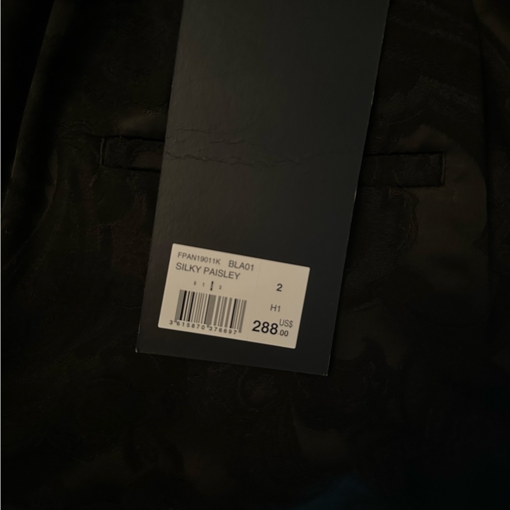 The Kooples Cashmere printed black trousers - Picture 5 of 9
